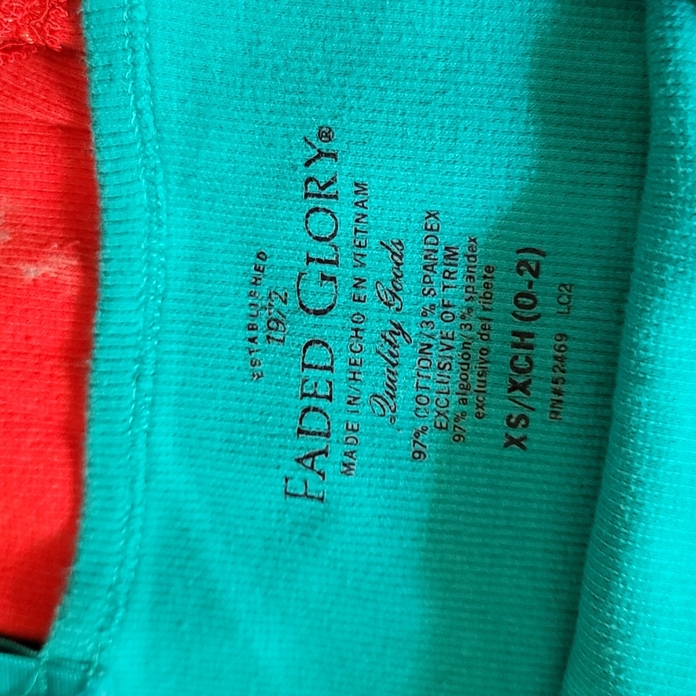 Green Yellow Tank Tops Size XS, 0-2 - Picture 3 of 4